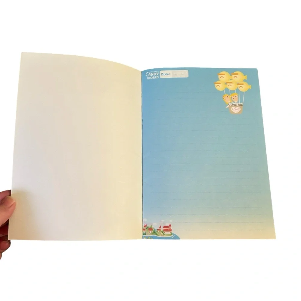 Vintage 90s Bubble & Ben’s Candy World Notebook Y2K Cute Asian Stationary Kawaii